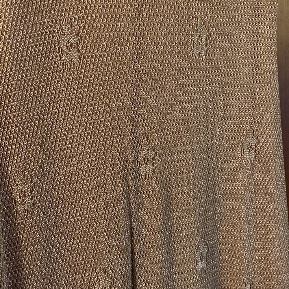 Formal gold woven dress size 12 - Picture 4 of 7
